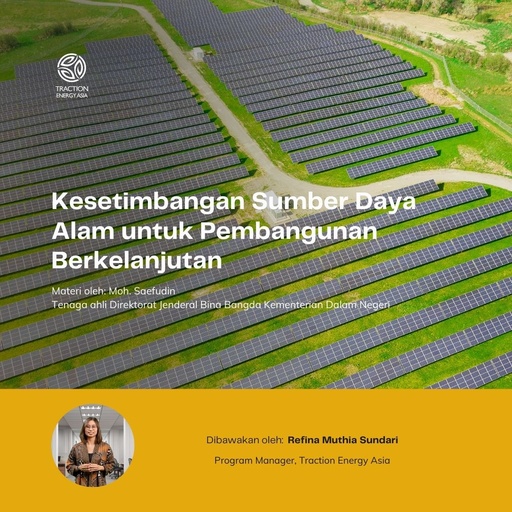 Kesetimbangan Sumber Daya Alam untuk Pembangunan Berkelanjutan
